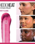 Maybelline Cheek Heat Gel-Cream Blush Makeup, Lightweight, Breathable 1 Count