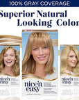 Clairol Nice'n Easy Permanent Hair Dye, 10 Extra Light Blonde Hair Color, Pack of 2