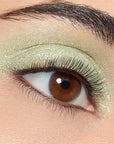 ColourPop Super Shock Shadow - High-Pigment, Crème-Powder Eye Makeup - Single Glitter Eyeshadow with Zero Fallout and Unique Bouncy Texture - Soft Seafoam Green Eyeshadow - Obvi (0.07 oz)