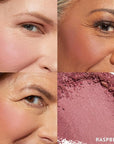 LAURA GELLER NEW YORK Baked Blush-n-Brighten Marbleized Blush for Cheeks - Raspberry Finish - Buildable Color