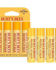 Burt's Bees Lip Balm - Original Beeswax, Lip Moisturizer With Responsibly Sourced Beeswax, Tint-Free, Natural Origin Conditioning Treatment, 4 Tubes, 0.15 oz.