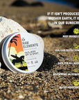 Raw Elements Mike Fields Face & Body Organic Sunscreen Tin SPF 30 - Non-Nano Zinc Oxide, Water-Resistant 80 Min, Reef Safe, All Ages Safe, Travel Sunblock 1.8 oz