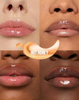 MAYBELLINE Lifter Gloss Lifter Plump, Plumping Lip Gloss with Chili Pepper and 5% Maxi-Lip, Hot Honey, Clear with Pink and Gold, 1 Count