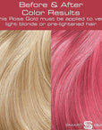 Metallic Rose Gold Hair Dye Demi-Permanent, Toner for Bleached Hair, Anti-Breakage Plex Hair Care, Vegan Hair Dye, Cruelty-Free, 100% Grey Coverage, Rose Hair Color, All Hair Types by Smart Beauty