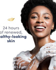 Dove Body Wash Anti-Stress Blue Chamomile & Oat Milk 4 Count for Renewed, Healthy-Looking Skin Moisturizing Gentle Skin Cleanser with 24hr Renewing MicroMoisture 20 oz