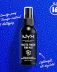 NYX PROFESSIONAL MAKEUP Makeup Setting Spray, Matte Finish Up Wear