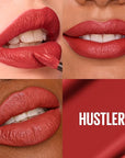 Maybelline Super Stay Matte Ink Liquid Lipstick Makeup, Long Lasting High Impact Color, Up to 16H Wear, Hustler, Red Brown, 1 Count, Packaging May Vary