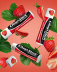 ChapStick Classic Strawberry Lip Balm Tube,