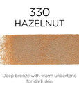 L'Oreal Paris Makeup Infallible Fresh Wear Foundation in a Powder, Up to 24H Wear, Waterproof, Hazelnut, 0.31 oz.