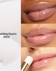 REVLON Super Lustrous Glass Shine Balm, Hydrating Tinted Lipstick, Sheer, Glossy Shiny Finish, 001 Sparkling Quartz, 0.11 oz
