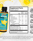 Barlean's Omega Pals Chirpin' Slurpin' Omega 3 for Kids, Yummy Lemonade Flavored Children's Liquid Fish Oil Supplement with 540 mg of EPA & DHA for Brain & Eye Health, 8 oz