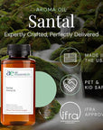 Santal Aroma Oil, Essential Oils Blend for Diffusers & Scent Machines, Sensual Sandalwood & Cardamom, Aromatherapy, Cold Air Diffuser Compatible, 300 mL
