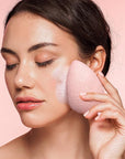 Real Techniques Miracle Cleansing Sponge, Skincare Facial Cleansing Tool with Probiotics, Exfoliate & Deep Cleans Pores, Dual Sided, Gentle on Skin, Cruelty Free, 1 Count