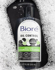 Bioré Deep Pore Charcoal Face Wash, Daily Facial Cleanser for Dirt & Makeup Removal, for Oily Skin, 6.77 Oz, Pack of 3