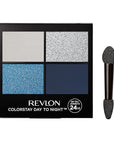 REVLON ColorStay Day to Night Eyeshadow Quad, Longwear Shadow Palette with Transitional Shades and Buttery Soft Feel, Crease & Smudge Proof, 580 Gorgeous, 0.16 oz