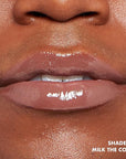 NYX PROFESSIONAL MAKEUP This Is Milky Gloss, Vegan Lip Gloss, 12 Hour Hydration - Milk The Coco (Chocolate Brown)