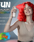 Temporary Hair Color Spray for Adults & Kids - Instant Red Dye Alternative | Non-Sticky, Washable & Gentle Formula | Party, Halloween, Costume Makeup (150 ml)