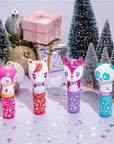 Lip Smacker Lippy Pals Unicorn Holiday, Flavored Moisturizing & Smoothing Soft Shine Lip Balm, Hydrating & Protecting Fun Tasty Flavors, Cruelty-Free & Vegan - Cotton Candy Dream