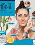 Hydrating hyaluronic acid serum for