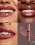 NYX PROFESSIONAL MAKEUP Butter Gloss, Non-Sticky Lip Gloss - Cinnamon Roll (Dusty Nude Mauve)