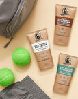Dr. Squatch Ball Barrier Dry Lotion, No Mess Body Powder Lotion for Men, Made With Natural Ingredients - 2-Pack Wood Barrel Bourbon