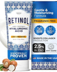 LilyAna Naturals Anti Aging Retinol Face Cream for Women – Wrinkle & Neck Cream for Firming, Retinol Moisturizer for Face with Hyaluronic Acid, Hydrating Night Cream, Collagen Boost (Bottle, 1.0oz)