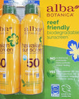 Alba Botanica Hawaiian Sunscreen Spray SPF50 with Travel Lotion SPF 30
