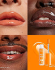 NYX PROFESSIONAL MAKEUP This Is Milky Gloss, Lip Gloss with 12 Hour Hydration, Vegan - Mango Lassi (Orange Cream)