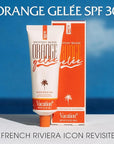 Vacation Orange Gelée SPF 30 Gel & Tube Key Bundle, Hydrating Balm-to-Oil Sunscreen, Mineral-Oil Free, Water-Resistant, Travel Size, 3.12 Oz.