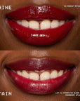 NYX PROFESSIONAL MAKEUP Lip IV Hydrating Glossy Lip Stain with 12HR Hydration - Cranberry Splash (Red)