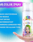 Temporary Natural Hair Color Spray,