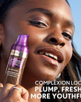 Covergirl Simply Ageless Skin Perfector Essence Foundation, 65 Tan-Rich, Tinted Skincare Makeup Hybrid, Sheer Tint, Radiant Finish, Glowy Finish, Vegan Formula, 1.0oz