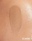 COVERGIRL Clean Invisible Foundation Makeup, Dewy & Glowy Natural Finish, Buildable Coverage, Skin-Like Smooth Look, Vegan, Classic Tan, 1oz