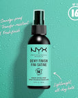 NYX PROFESSIONAL MAKEUP Makeup Setting Spray, Dewy Finish Up Wear