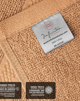 Infinitee Xclusives Beige Hand Towels for Bathroom - Set of 6 (16x28 inches) 600 GSM, 100% Cotton Ultra Soft, Quick Drying, Hotel Quality Hand Towel Set (Cosmic Sand)
