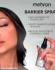 Mehron Makeup Barrier Spray | Setting Spray for oz () 29 ml
