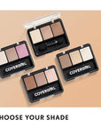 COVERGIRL - Eye Enhancers 3-Kit Eyeshadow, silky, sheer formula, double ended applicator, 100% Cruelty-free