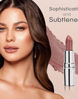 Nude Envie - Lipstick - Creamy & Long-Lasting Finish - Velvety Texture & Easy Application - Luxury Hydration - With Shea Butter, Vitamin E & Jojoba Oil - Vegan, Paraben-Free & Cruelty-Free - Intuition