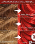 Smart Beauty Red Hair Dye with Plex Anti-Breakage Technology Protecting and Restoring Hair Structure, Plum Color, Vegan and Cruelty-Free
