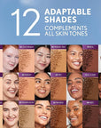 Covergirl Simply Ageless Skin Perfector Essence Foundation, 65 Tan-Rich, Tinted Skincare Makeup Hybrid, Sheer Tint, Radiant Finish, Glowy Finish, Vegan Formula, 1.0oz