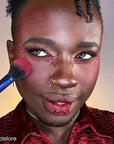 Mehron Makeup StarBlend Cake Makeup | Wet/Dry Pressed Powder | Powder Foundation | Red Face Paint & Body Paint 2 oz (56g)