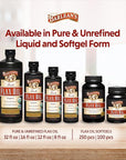 Barlean's Flaxseed Oil Softgels, Cold-Pressed Flax Seed Supplement with 1,650 mg ALA Omega-3 Fatty Acids for Joint & Heart Health, 1000mg, 100 ct