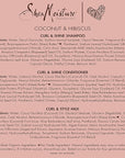 SheaMoisture Moisturize and Define Shampoo, Conditioner and Styling Milk for Curly Hair Care Coconut and Hibiscus with Shea Butter and Coconut Oil