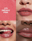 COVERGIRL Clean Lip Color, Dreamy Pink, Satin Finish, Squalane, Avocado & Aloe, Carmine-Free, Non-Drying, 0.12oz