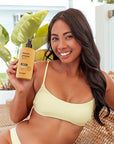 b.tan SPF 7 Deep Tanning Dry Spray | Beach... Please Tanning Oil - Get a Deep Bronze & Golden Tan, Deeply Nourishes Skin from Marula & Argan Oil, Hint of Self Tan, Vegan, Cruelty Free, 236ml