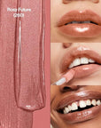 Revlon Super Lustrous Lip Gloss, Non-Sticky, Hydrating, High Shine Finish, Rosy Future, 0.13 oz