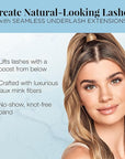 Ardell Seamless Underlash Lash Extensions Kit - DIY Lash Clusters, Eyelash Extension Kit, FauxMink M Curl, Up To 5 Applications - 32 Count, 1-Pack