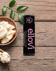 Ellovi Natural Lip Butter Lip Balm - Original - Pure Enough to Eat - Made With Just 6 Vegan Ingredients - 100% Natural & Organic Moisturizing Lip Care for All Day Hydration (Single)
