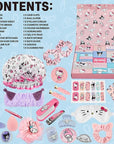 Get Trend Hello Kitty Advent Calendar 2025 Women Teens Makeup Brushes Hair Clips Eye Mask Beauty Pamper Gift Set Christmas Countdown Gifts for Her (Pink Hello Kitty)