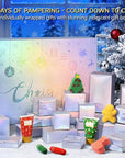 Advent Calendar 2025 Adult Women - 24 Days Beauty Advent Christmas Countdown Calendar for Teen Girls Luxury Self Care Basket Bath Body Spa Gift Set for Women Wife Mom Girlfriend Sister Grandma